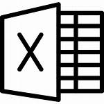 Excel Icon Spreadsheet Document Logos Line Xls