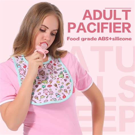 Colors Abdl Adult Baby Pacifier Feeding Big Size Teat Dummy In Bulk