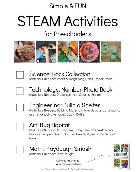 Simple And Fun Steam Activities For Preschoolers The Educators Free