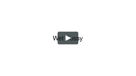 wet pussy on vimeo