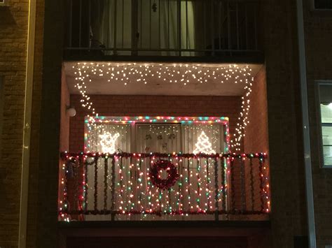 20 Apartment Balcony Christmas Lights