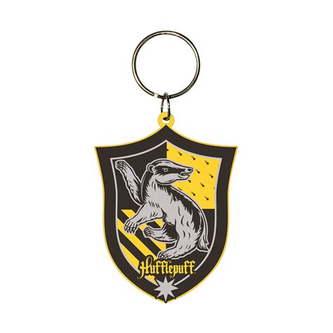 Hufflepuff Wappen Schlüsselanhänger Harry Potter Elbenwald
