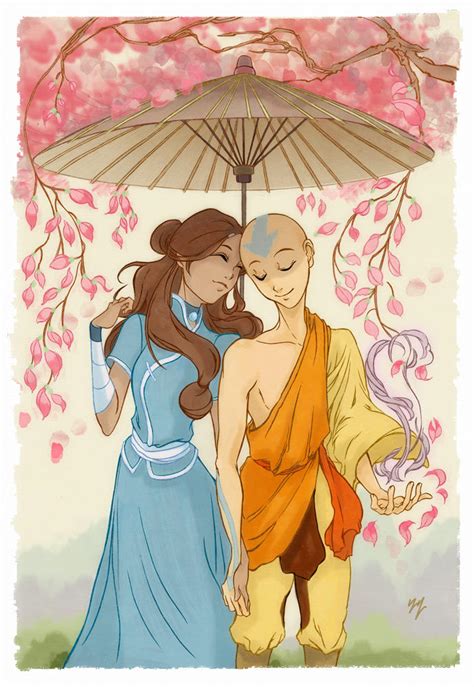 Aang And Katara From Avatar The Last Airbender By Yienyien On Deviantart