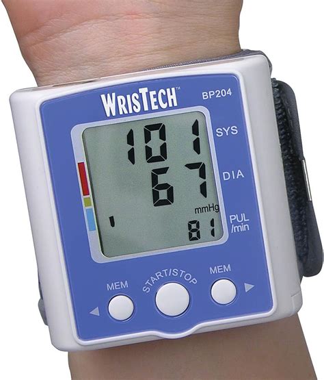 Wristech Large Lcd Display Blood Pressure Monitor Stores