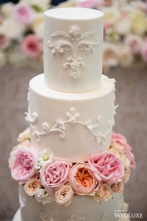 Blush Romance At The Four Seasons Pink Wedding Cake Pretty Wedding