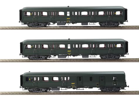 Set De 3 Voitures Express Nord Sncf Ls Models Lsm 40330 Maurienne