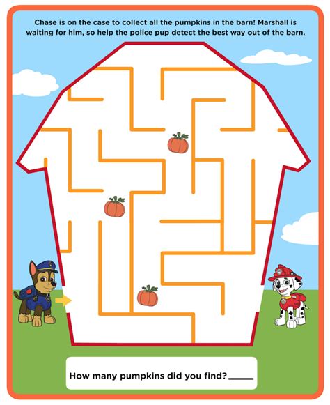 Halloween Maze Free Halloween Paw Patrol Birthday Party Paw Patrol