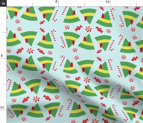 Buddy The Elf Inspired Fabric Spoonflower