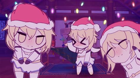 Lumine Dancing For Christmas Genshin Impact Animation YouTube