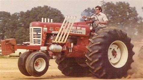 farmall 450 v 8 pulling tractor truck and tractor pull tractor pulling vintage tractors
