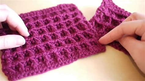 Crochet How To Crochet The Waffle Stitch Bella Coco Waffle Stitch