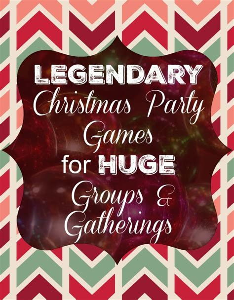 Christmas Party Games For Large Groups Work Christmas Party Work Christmas Party Games