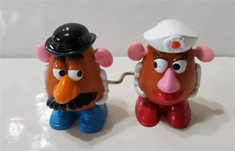 Toy Story 2 Mr Mrs Potato Head Wind Up Toy Figure Disney Mcdonalds