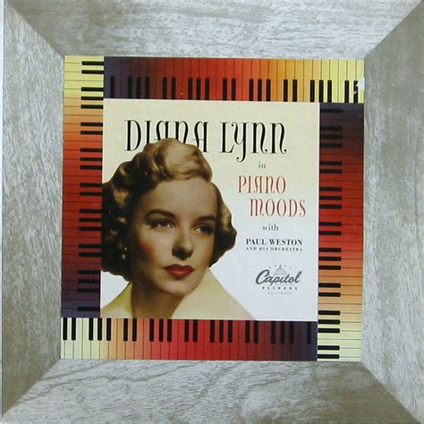 Diana Lynn Paul Weston And His Orchestra Piano Moods 1950 Vinyl