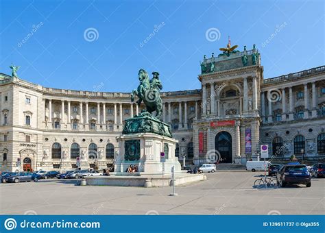 Monument To Prince Eugene Of Savoy Near Hofburg Palace Vienna Austria