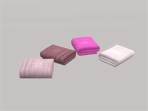 The Sims Resource Bathroom Pisces Folded Towel V2