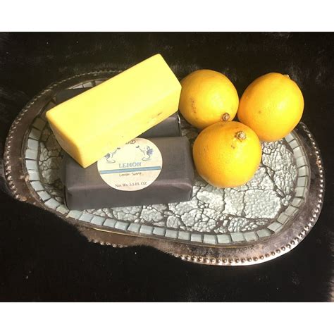Organic Lemon Soap Bar 4 Pack
