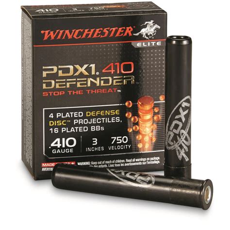 Winchester Pdx1 410 3 10 Rounds 204969 410 Gauge Shells At