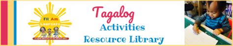 Fil Am Learners Tagalog Activities Resource Library Fil Am Learners