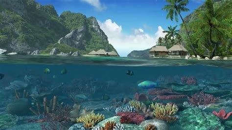 Caribbean Islands 3d Screensaver Youtube