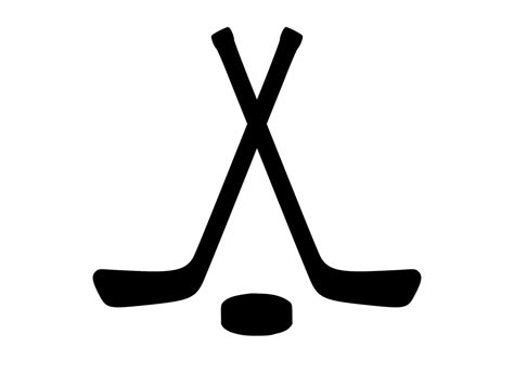 Hockey Stick Crossed Monogram Svg File