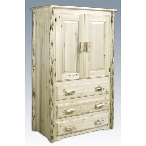 Montana Woodworks Armoire Unfinished 140554 Bedroom Furniture