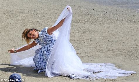 Nicole Scherzinger Flashes Her Underwear Filming Your Love Music Video