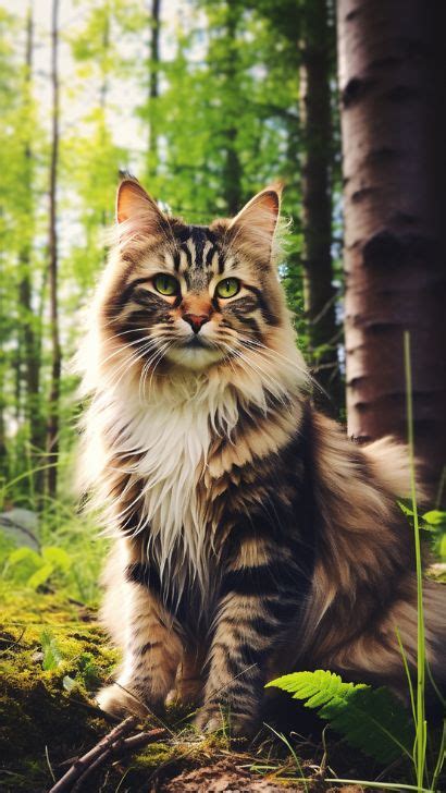 Tabby Norwegian Forest Cat Pictures And Breed Profile Of Tabby Wegie