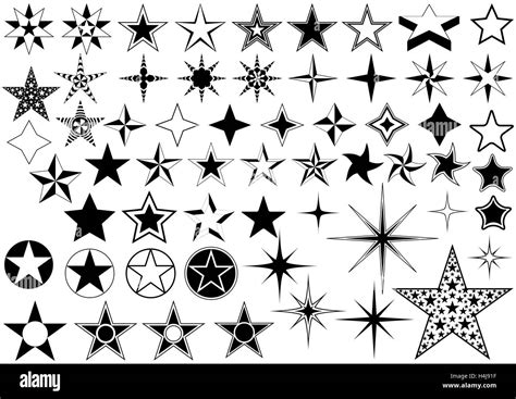 Vector Collection Of Star Stock Vector Image And Art Alamy