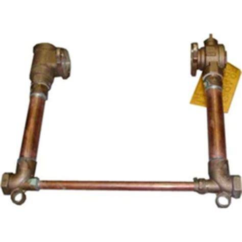 Water meters should be sized based on their nominal flow rate. 2" Meter Setter FIP x FIP Brass with Double Check Valve