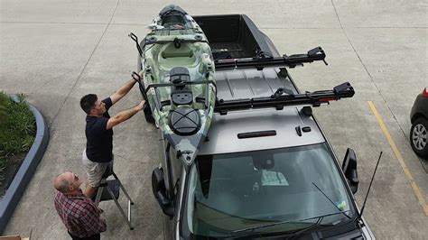 Yakima Showdown Kayak Loader Roof Rack Installation Youtube