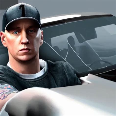 A Photo Of Eminem As A Gta 5 Cutscene Effect Stable Diffusion Openart
