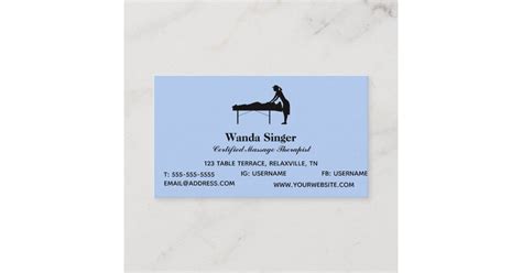 Editable Certified Massage Therapist Business Card Zazzle