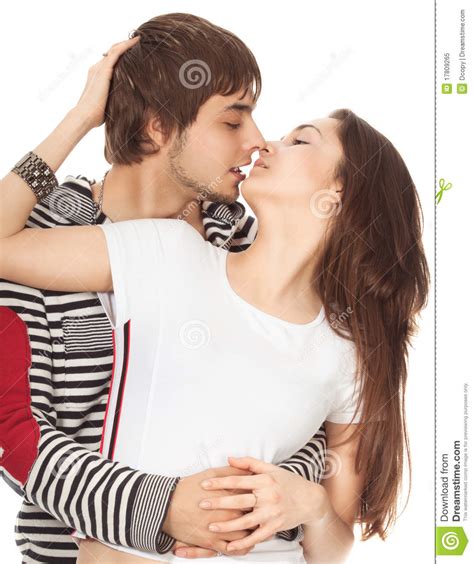 Passionate Kiss Of Couples In Love Stock Image Image Of