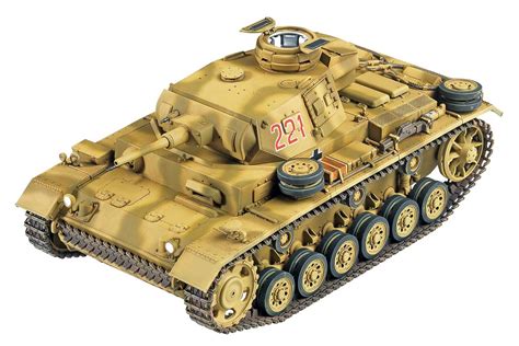 Buy Academy 1 35 German Tank III AUSF J North Africa 13531 Hobby Model