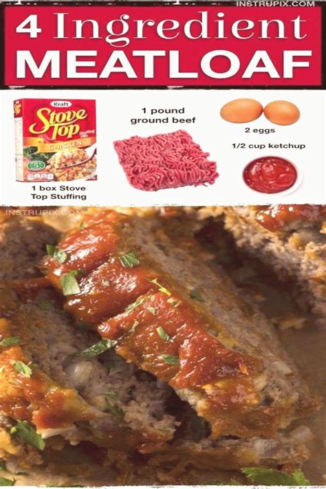 4 Ingredient Meatloaf Recipe This Quick And Easy Meatloaf Recipe Will