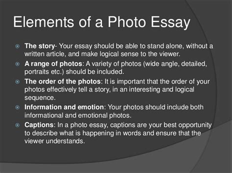 Photo Essay Examples And Tips For Writing A Good Photo Essay Current