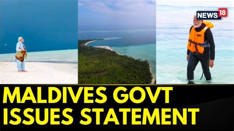 Maldives Government Issues Statement Maldives Controversy With India