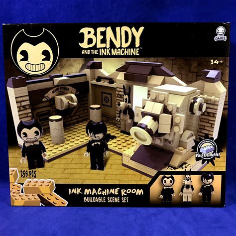 New Bendy And The Ink Machine Room Buildable Scene Construction Set