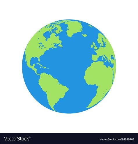 Illustration Of A World Globe Isolated On A White Background Download