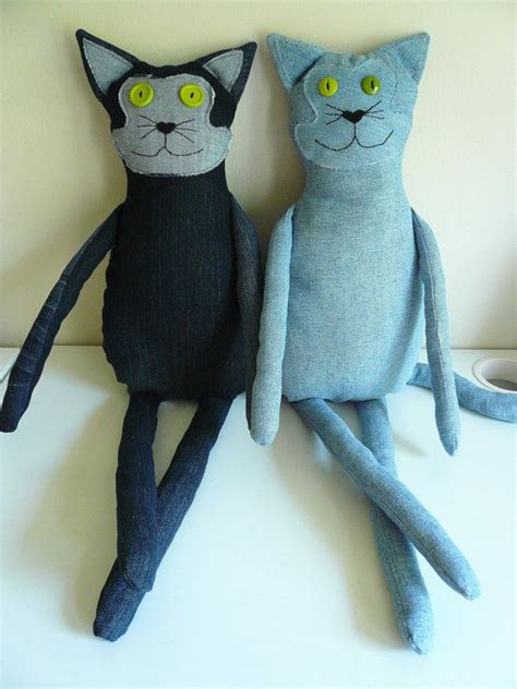 Home » sewing » doll & toy patterns » stuffed animal patterns. PDF Sewing Pattern Tutorial Large Upcycled Denim Stuffed ...