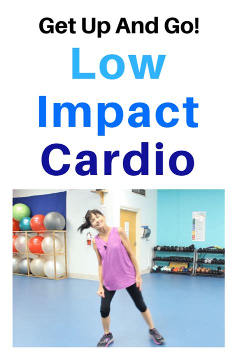 Get Up And Go Low Impact Cardio Exercise Fitness With Cindy