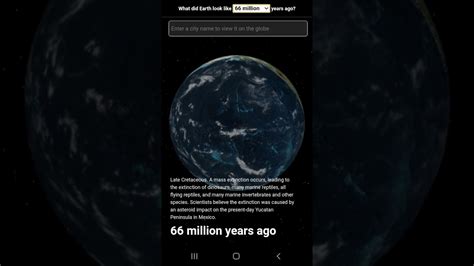 What Earth Looked Like 66 Million Years Ago Youtube