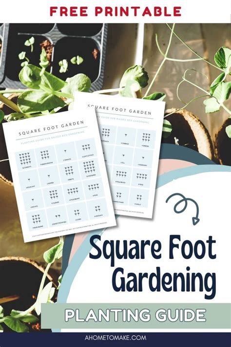 Square Foot Gardening Planting Guide Fasci Garden