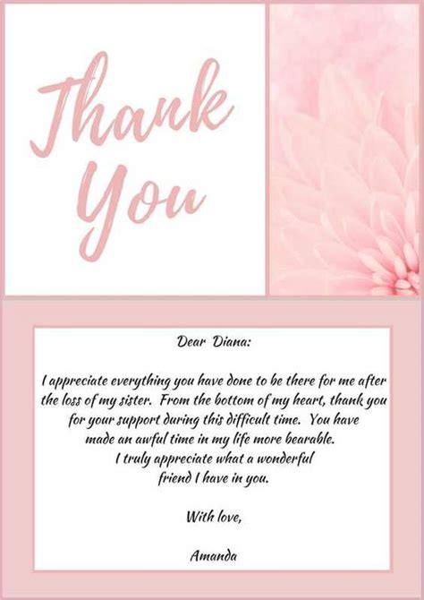 33 Best Funeral Thank You Cards Thank You Cards Friends And Note