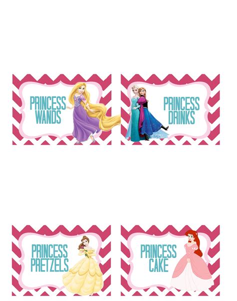 Princess Party Free Printable