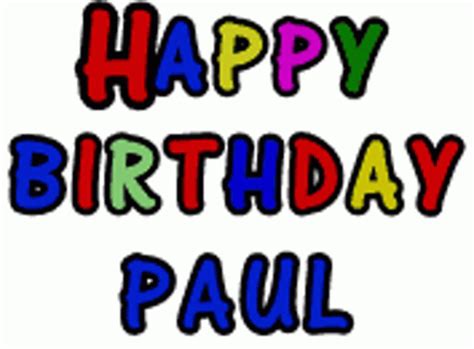Happy Birthday Paul Flashing Gif Happy Birthday Paul Flashing Colorful Discover Share Gifs