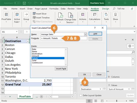 How To Create A Pivot Table Calculated Field In Excel Printable Templates