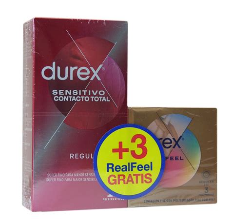 Comprar Durex Sensitivo Contacto Total 12 Unidades