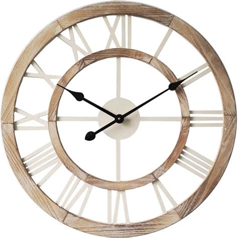Highst 60cm Hamptons Floating Wall Clock Temple And Webster